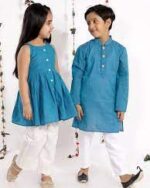 Girls blue kurta